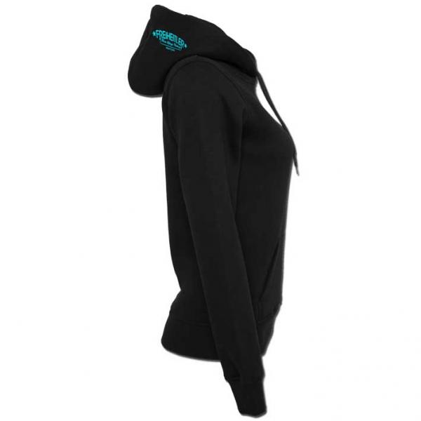 Nature Hoodie "29.565" Schwarz Damen