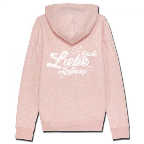 Bio Premium Glaube Liebe Hoffnung Zipper Damen