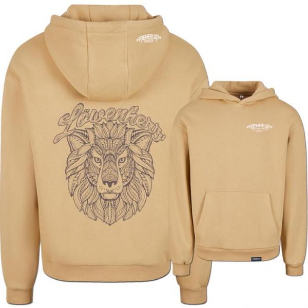 Löwenherz Kuschel Hoodie Beige Unisex