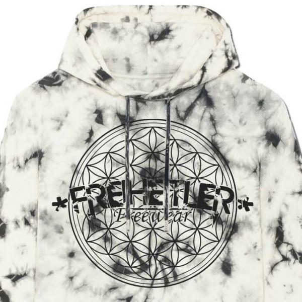 Bio Premium Blume des Lebens Hoodie Strudel