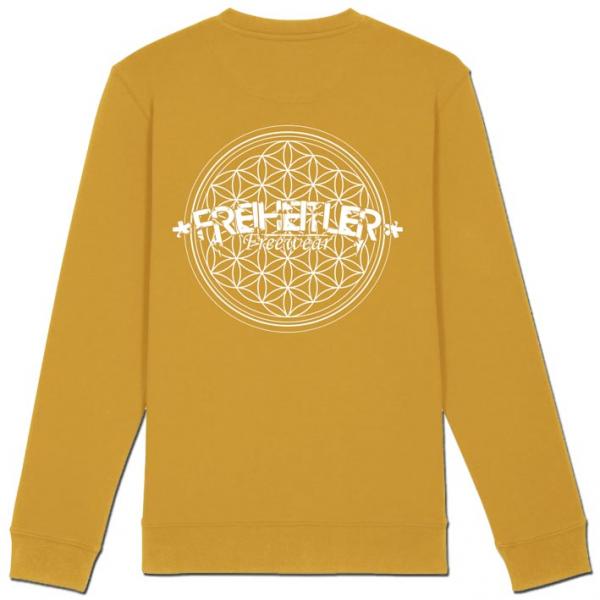 Limited Bio Premium Sweater Blume des Lebens Vulkan Unisex