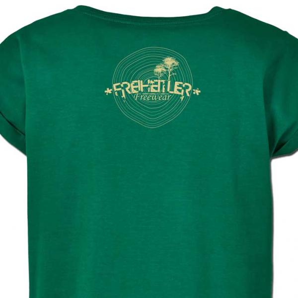 Holzscheibe Girlie Waldgrün