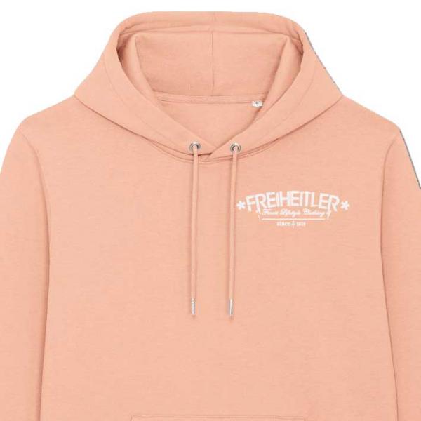 Bio Premium Pusteblume Hoodie Pfirsich Unisex