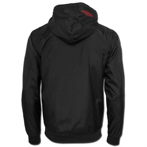 Windbreaker Black Red Stick Unisex