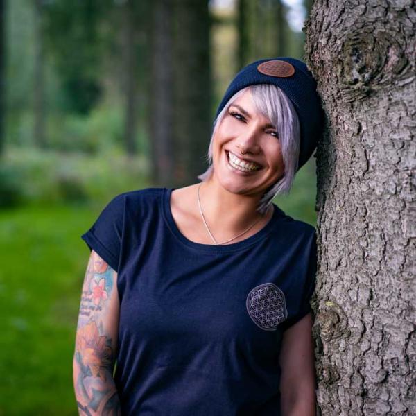 Blume des Lebens Girlie Navy