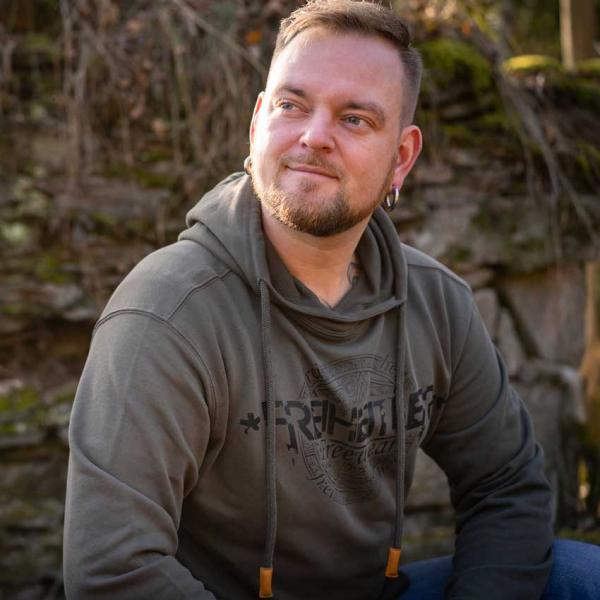 Bio Premium Inka Hoodie Highneck Olive