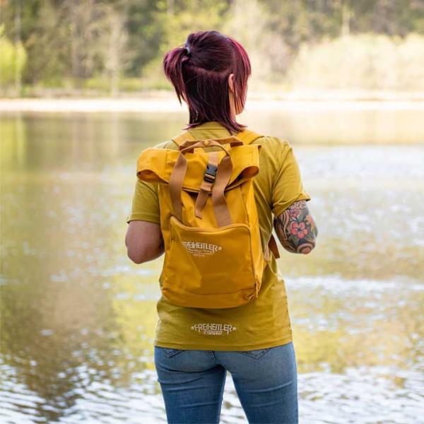 Bio Premium Werte Anker Shirt Oliven Öl Unisex