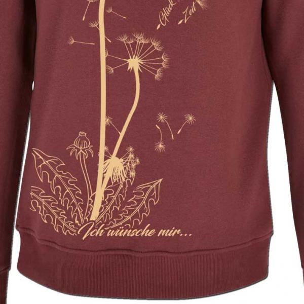Bio Premium Pusteblume Hoodie Kirsche Unisex