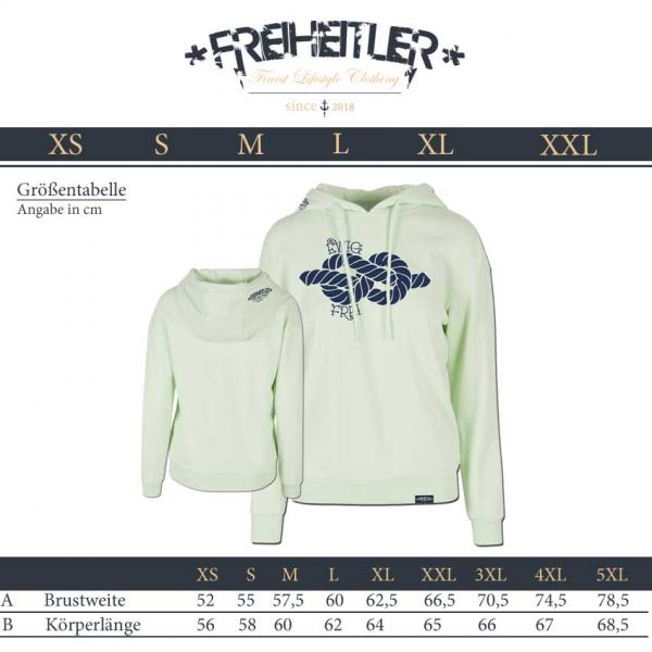Ewig Frei Hoodie Südsee Damen