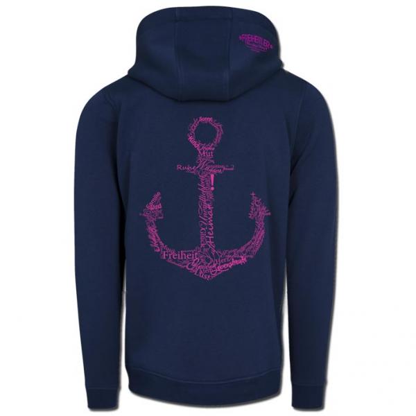 Werte Anker Hoodie "29.565" Navy Unisex