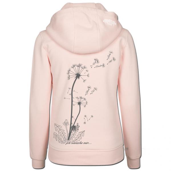 Pusteblume Hoodie Damen Rosa