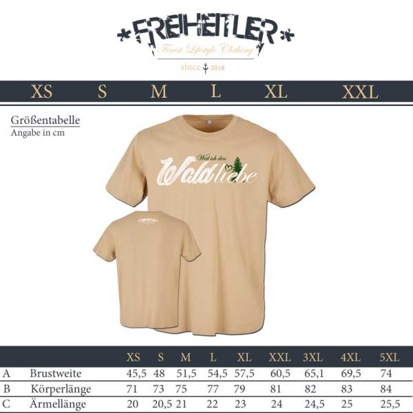 Wald liebe Shirt Holz