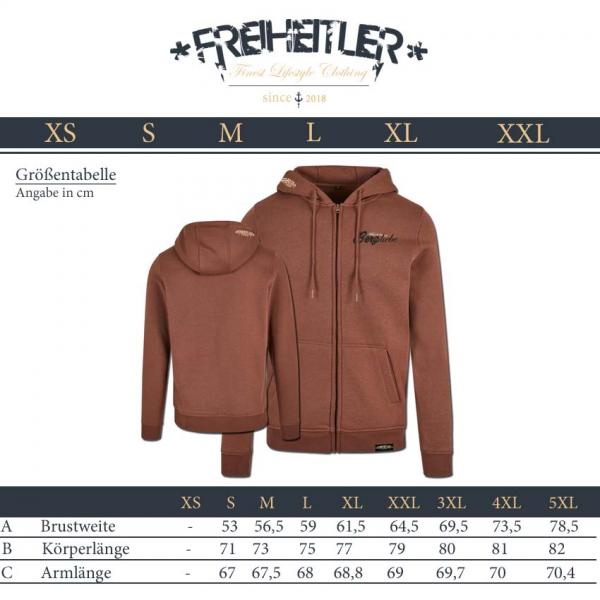 Berg liebe Premium Zipper Baumrinde Unisex