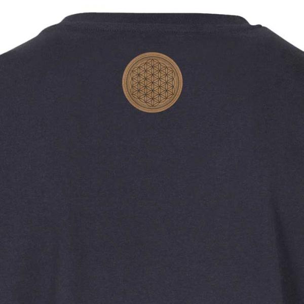 Blume des Lebens Shirt Navy