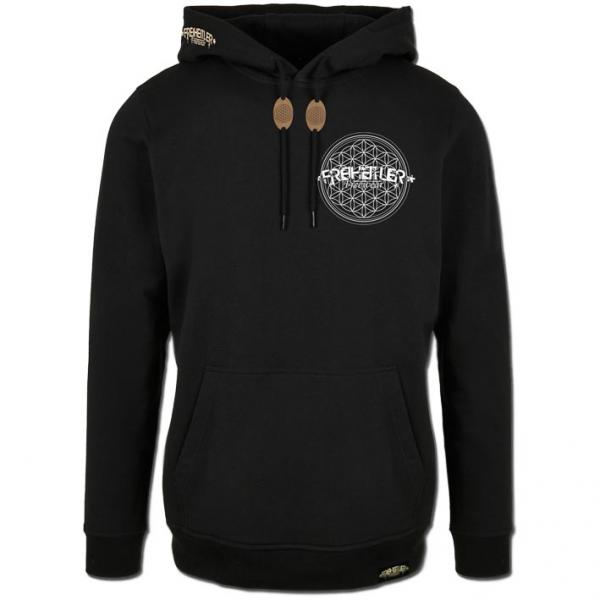 Blume des Lebens Hoodie SET Unisex BLACK