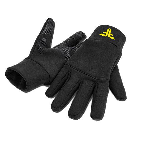 Sports Softshell Handschuhe Schwarz Neon