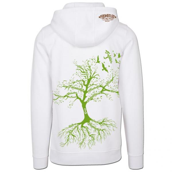 Nature Hoodie "29.565" Weiß Unisex