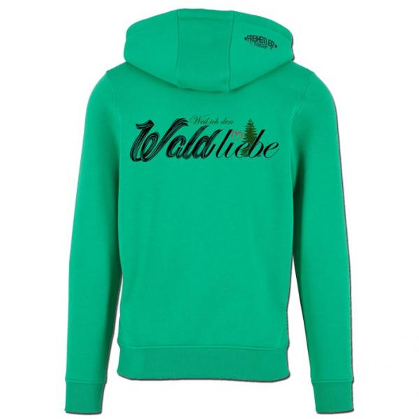 Wald liebe Premium Zipper Grüne Seele Unisex