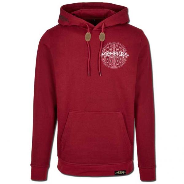 Blume des Lebens Hoodie SET Unisex Rot