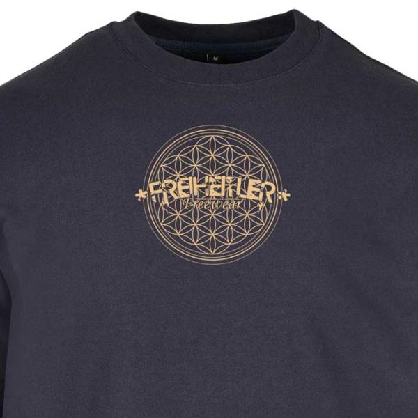 Blume des Lebens Sweater Unisex Navy