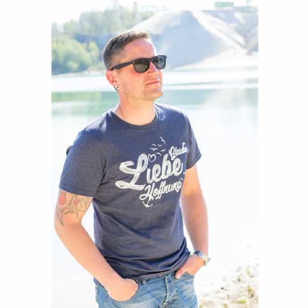 Bio Premium Glaube Liebe Hoffnung Shirt