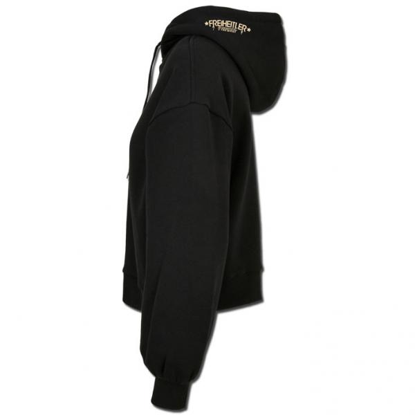 Bio Premium OM Oversized Ladies Hoodie BLACK