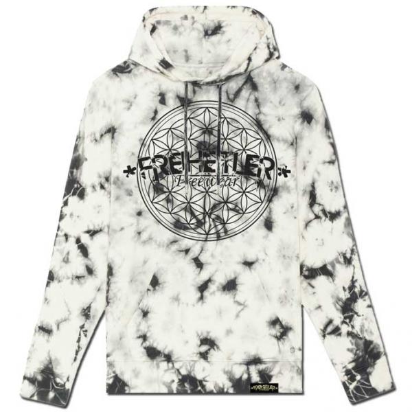 Bio Premium Blume des Lebens Hoodie Strudel