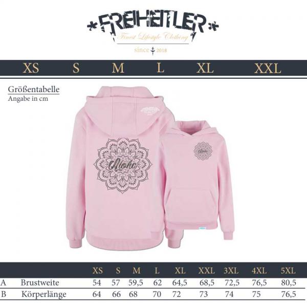 Aloha Kuschel Hoodie Damen Flamingo