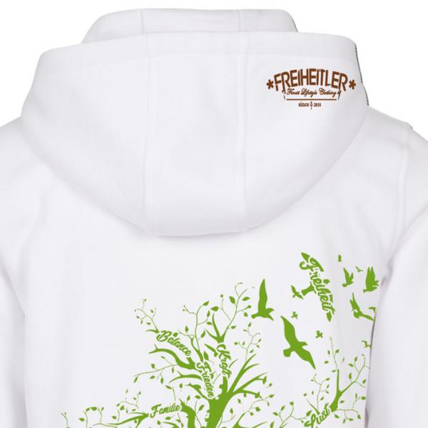 Nature Hoodie "29.565" Weiß Damen