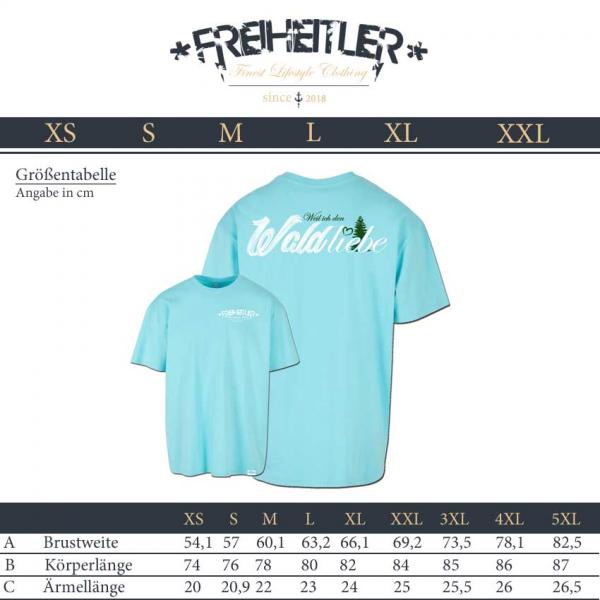 Luxury Wald liebe Oversized T Unisex Bach