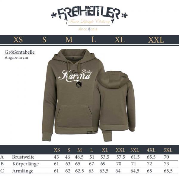 Karma Hoodie Oliv Damen