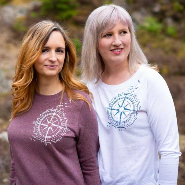 Bio Premium Sweatkleid Windrose