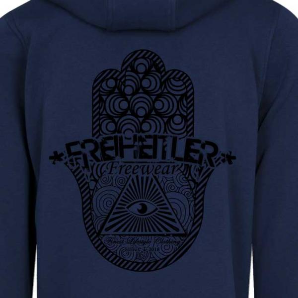 Hand Hoodie Unisex Navy