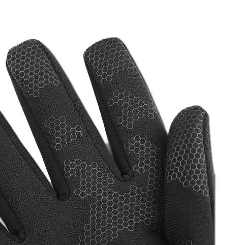 Sports Softshell Handschuhe Schwarz Neon