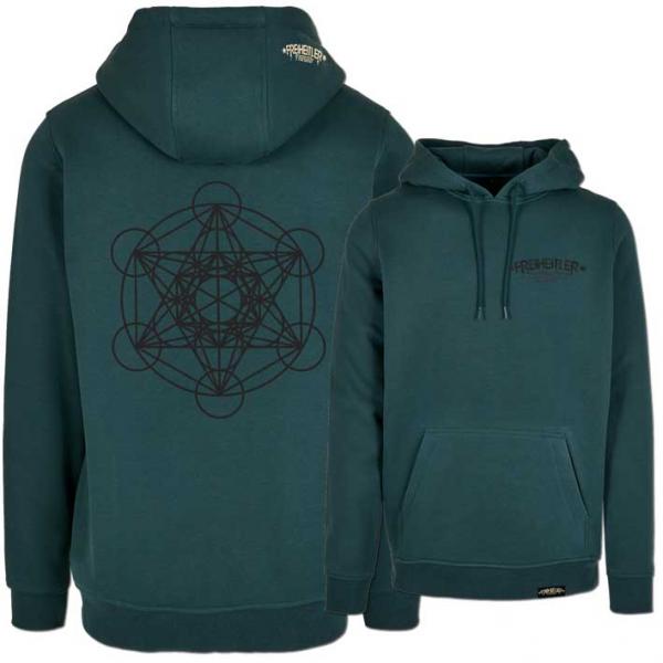 Metatrons Würfel Hoodie Unisex Grüne Seele