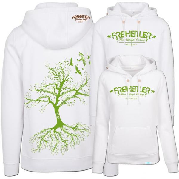 Nature Hoodie "29.565" Weiß Partnerlook