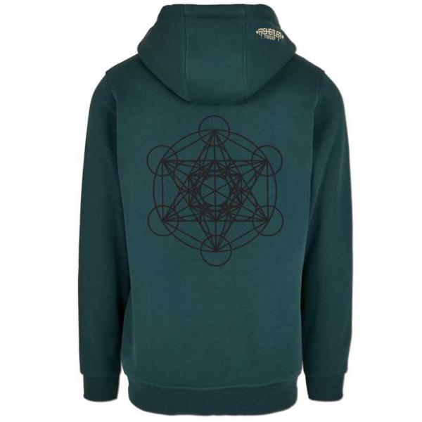 Metatrons Würfel Hoodie Unisex Grüne Seele