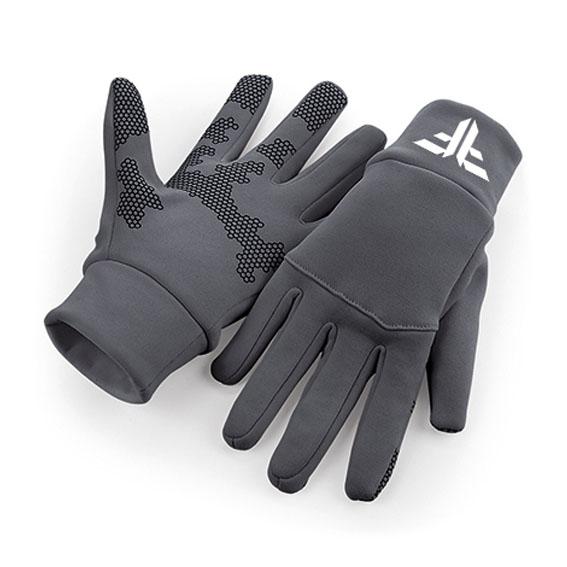 Sports Softshell Handschuhe Grau