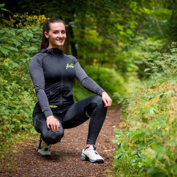 Sports Set Schwarz Neon Damen