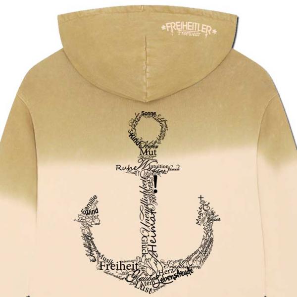 Limited Bio Premium Werte Anker Hoodie Unisex