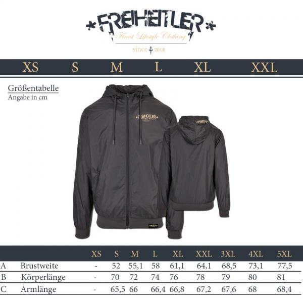 Windbreaker Anthrazit Stick Unisex