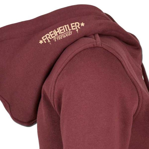 Bio Premium Ladies Hoodie Taube Cherry