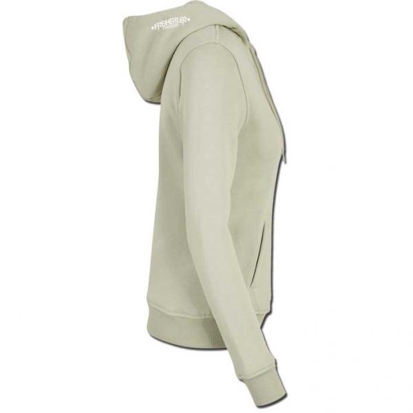 Blume des Lebens Hoodie Damen Salbei