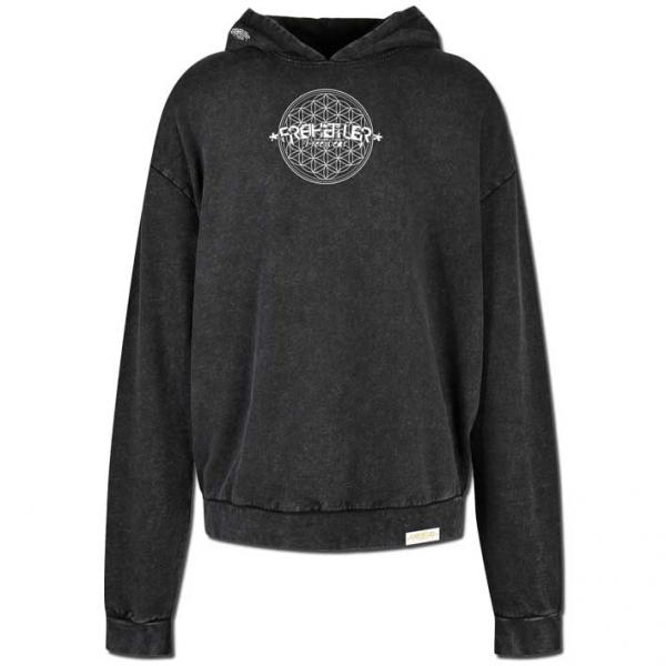 Luxury Blume des Lebens Oversized Used Hoodie Unisex