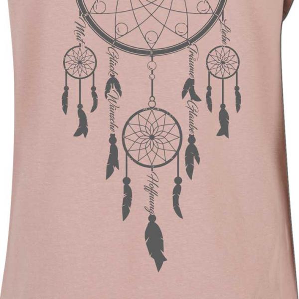 Traumfänger Girlie Altrosa