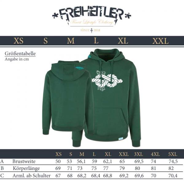 Ewig Frei Hoodie Segel Unisex
