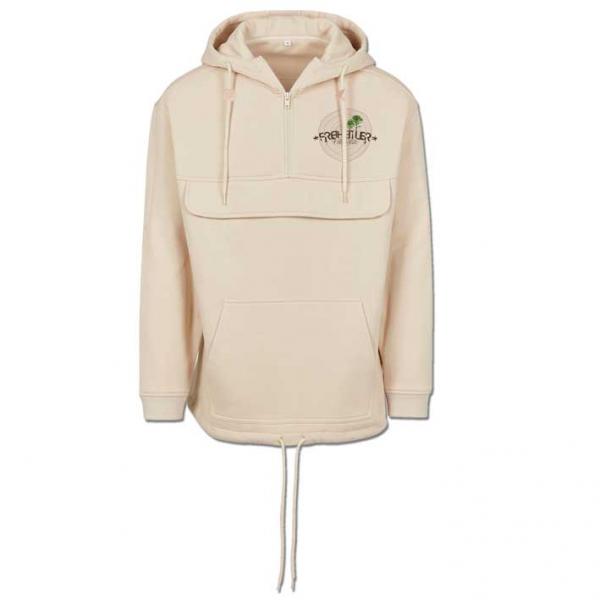 Holzscheibe Pull Hoodie Sand Unisex