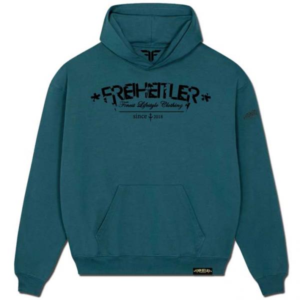 Bio Luxury Nature Oversized Hoodie Smaragd Unisex