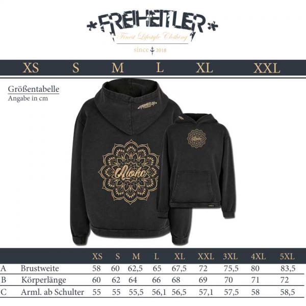 Luxury Aloha Oversized Used Hoodie Damen