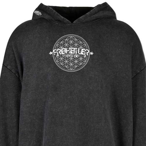 Luxury Blume des Lebens Oversized Used Hoodie Unisex